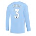 Manchester City Ruben Dias #3 Hemma matchtröja 2023-24 Långärmad Billigt